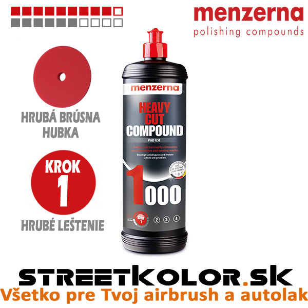 Menzerna 1000, hrubá brúsna pasta, 250ml